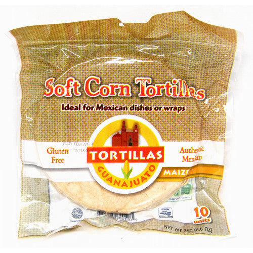 15 cm corn tortillas in a quart package 250 g