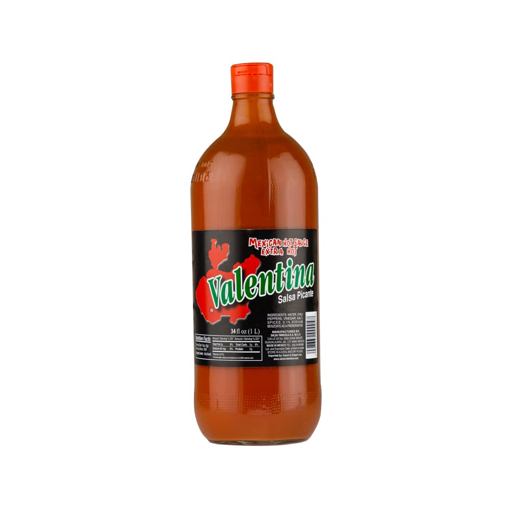 Salsa Valentina Etiqueta Negra Picante de 1 litro
