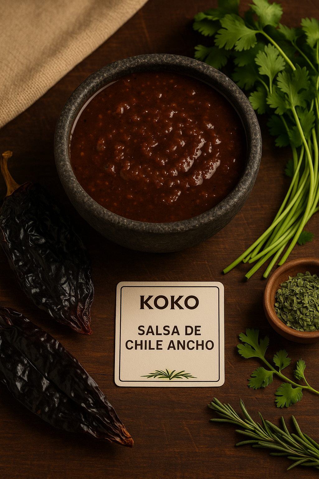 Chile ancho entero seco 500g