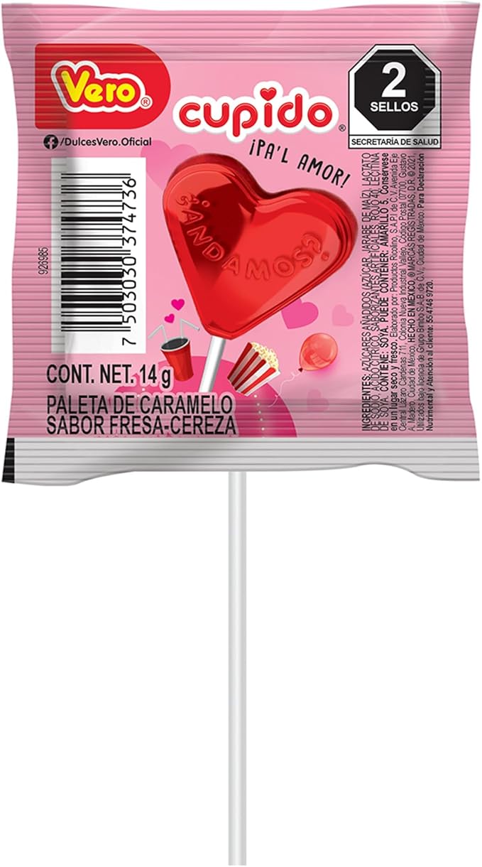 Paleta Vero de Cupido 16 gr