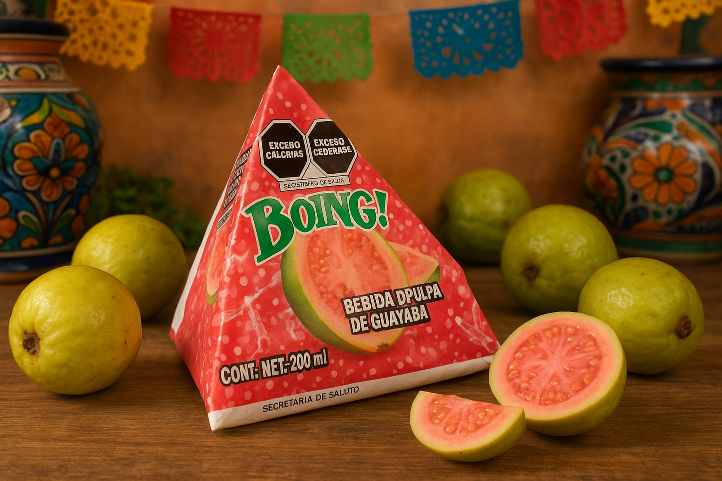 Boing de guayaba de triangulito de 200 ml