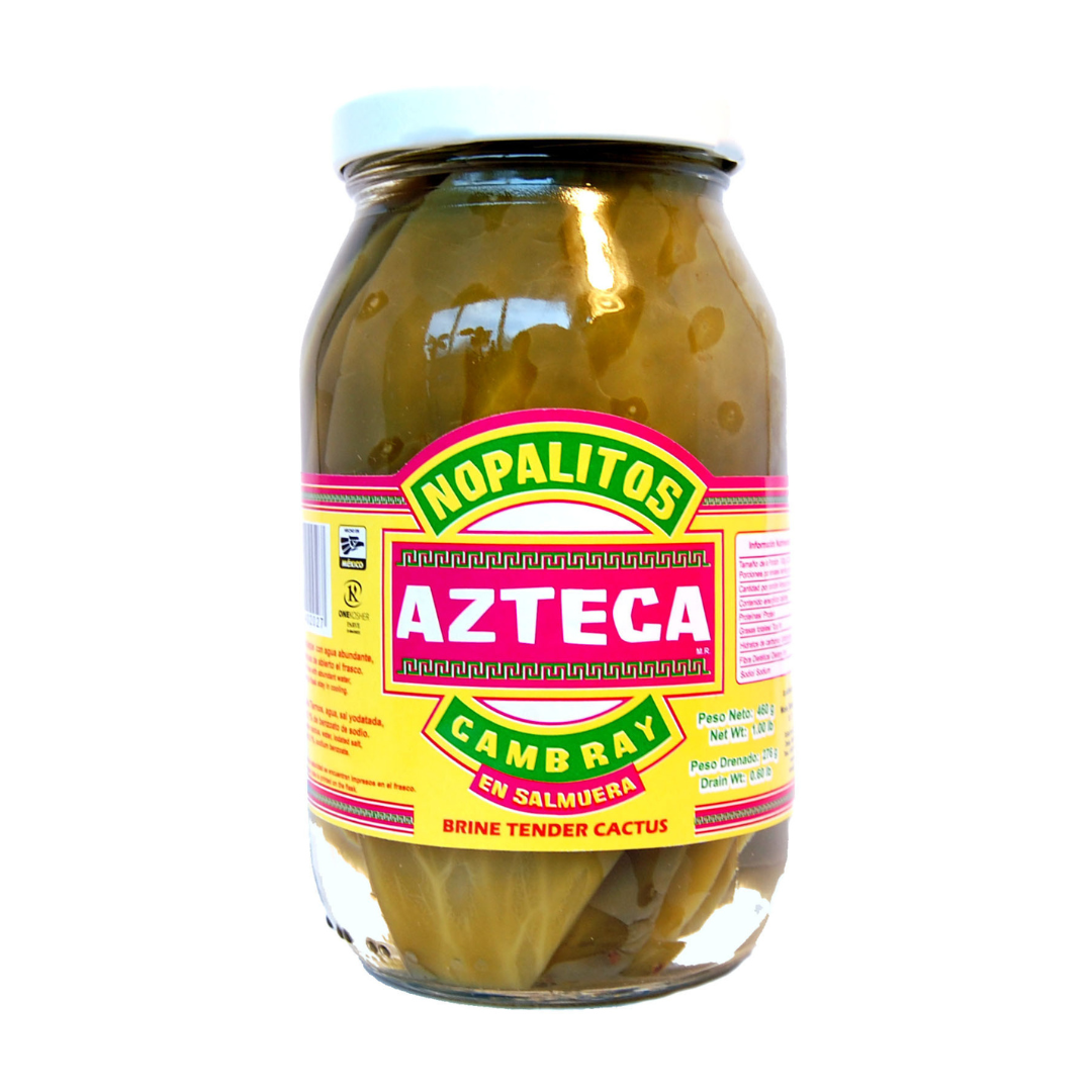 Hojas de Nopales Cambray Enteras del Azteca 460g
