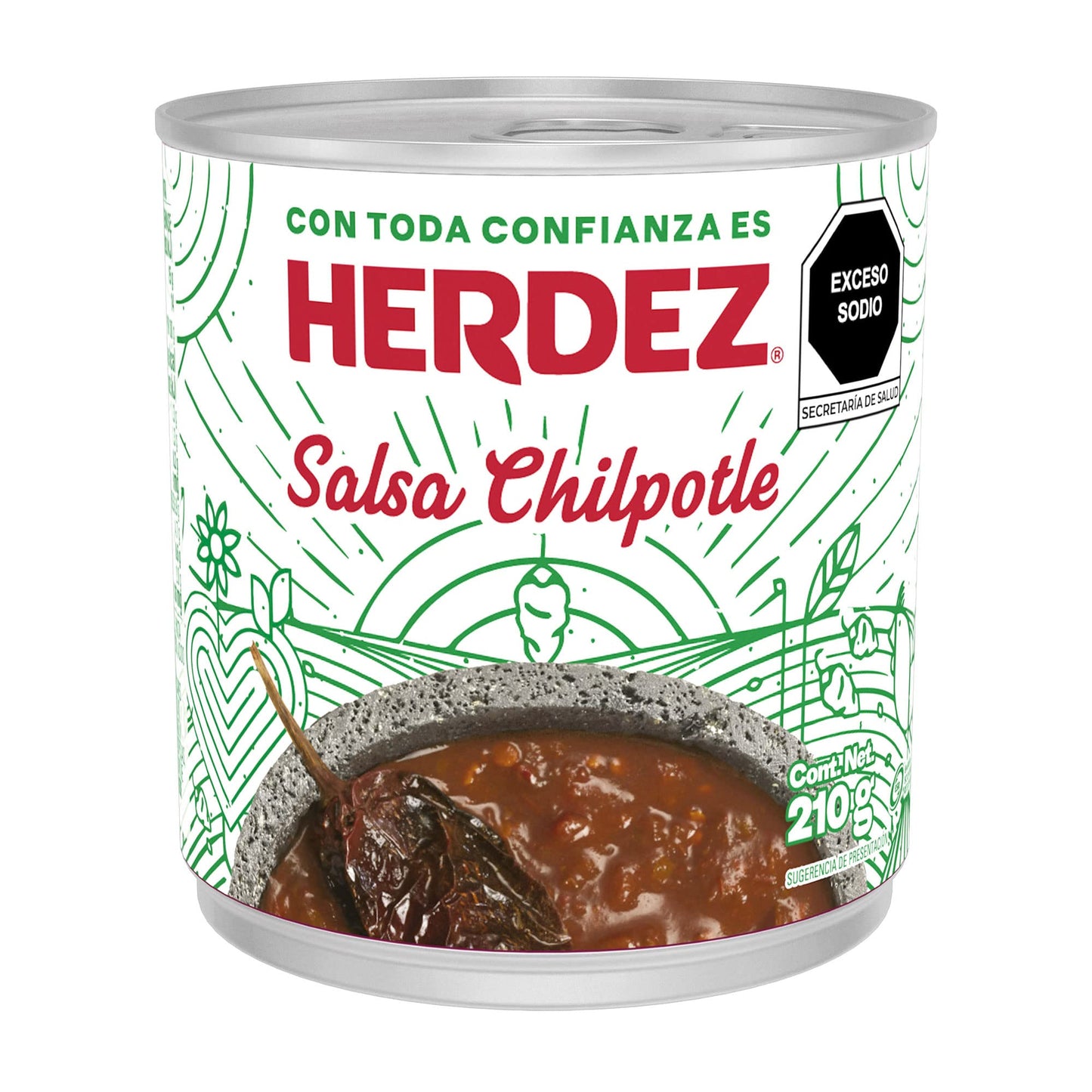 Herdez Salsa Chipotle de 210 g