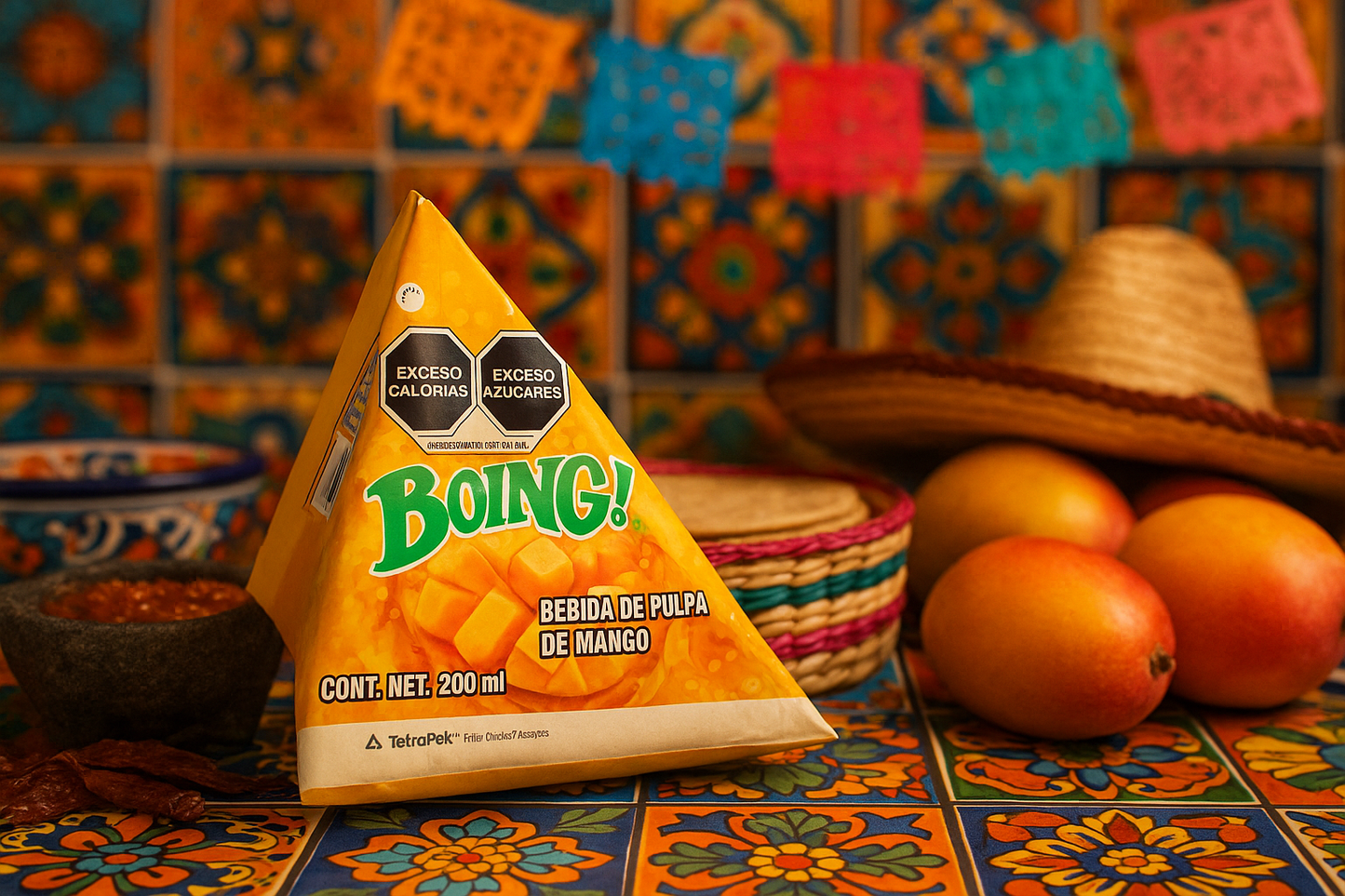 Boing de mango de triangulito de 200 ml