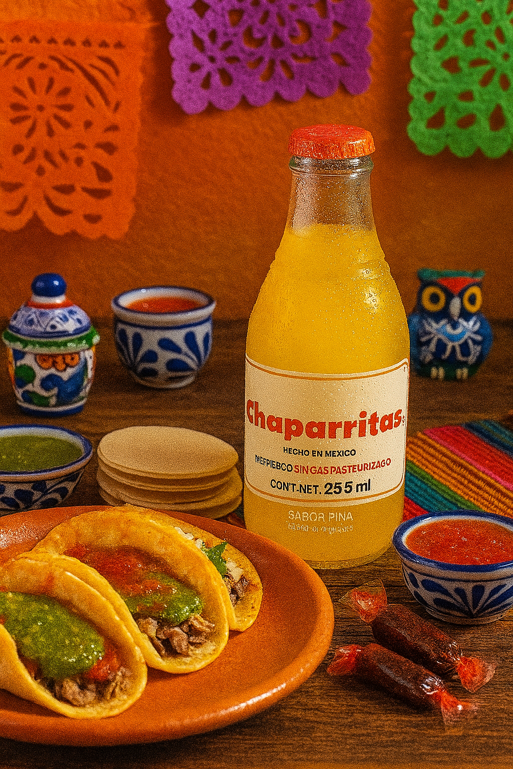 Chaparrita de piña de 250ml