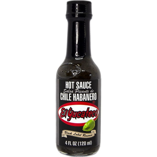 El Yucateco Salsa de habanero Negra de 120 ml