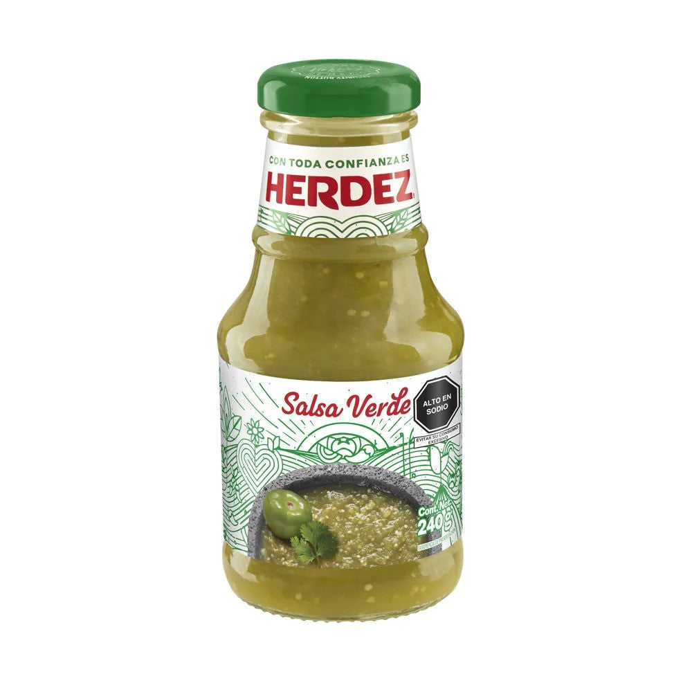 Herdez Salsa Verde en vidrio 240g