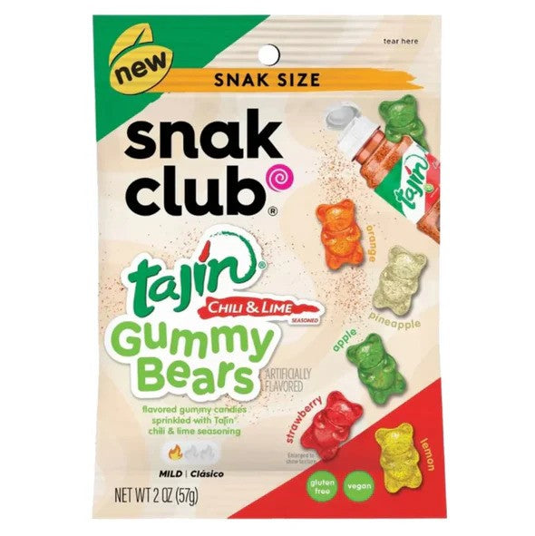 Tajín Snak Club Panditas enchiladas de 57 g