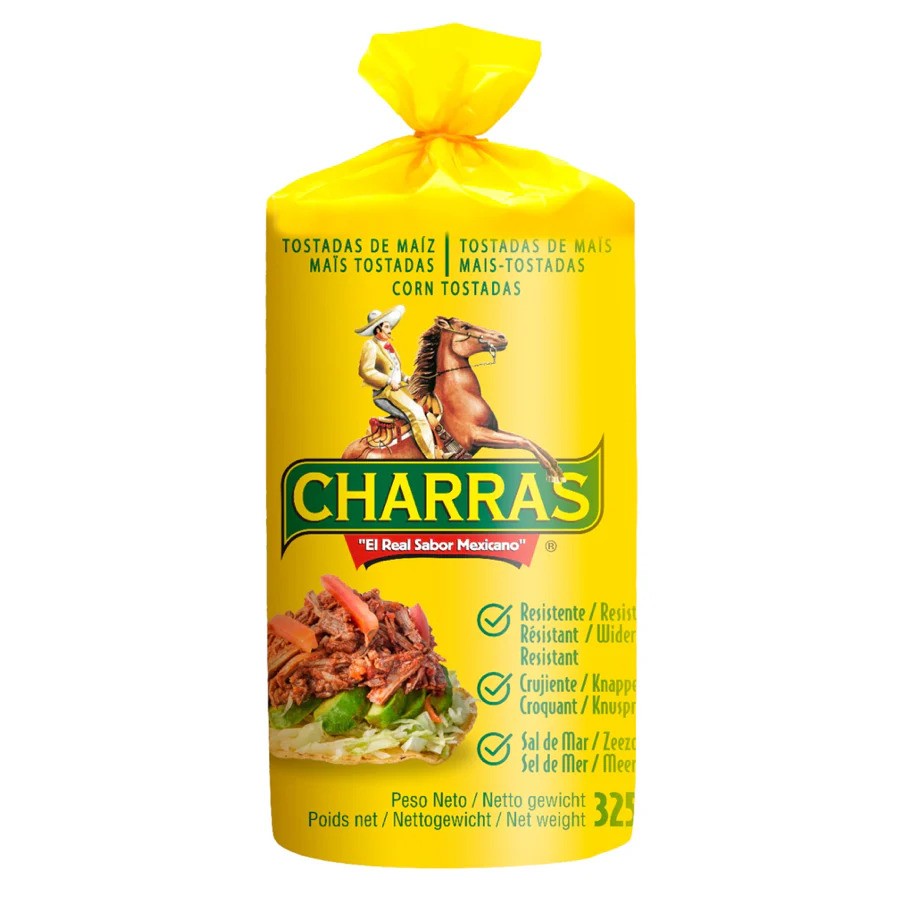 Tostadas Charras Fritas Originales 325 g