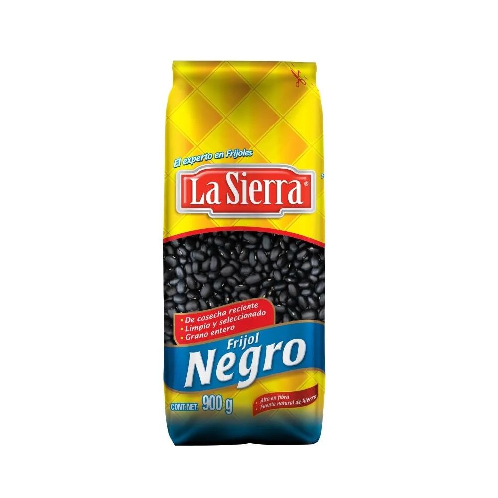 Frijoles negros enteros de La Sierra de 900 gr