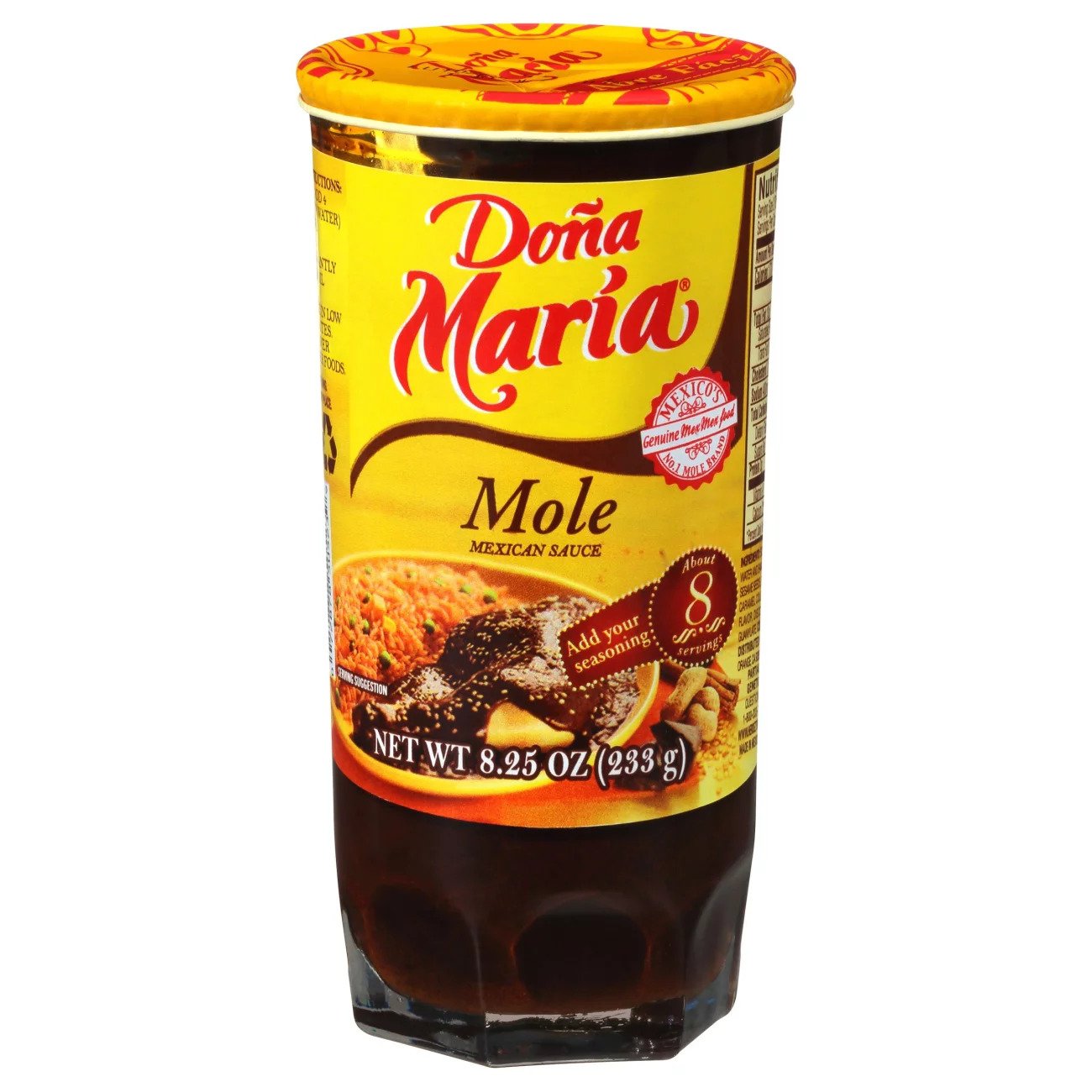 Mole Tradicional Doña María en Pasta en Vaso de 235 gr