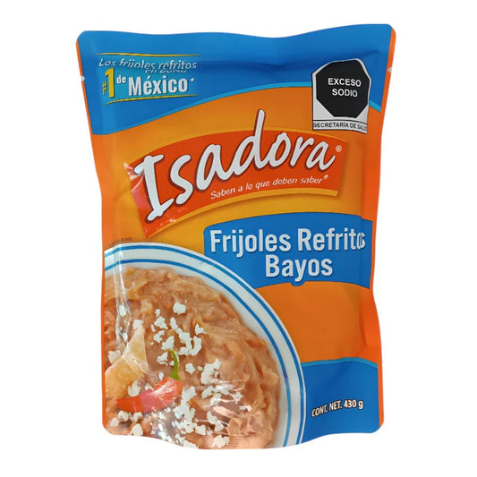Frijoles bayos refritos Isadora de 430 gr