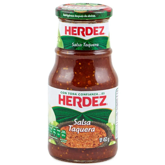 Herdez Salsa Taquera en vidrio de 453 g