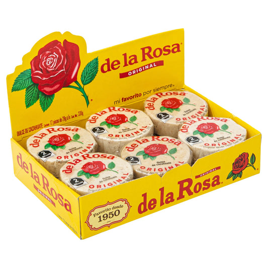 Caja de 12 Unidades de Mazapán de la Rosa (28g Cada Uno)