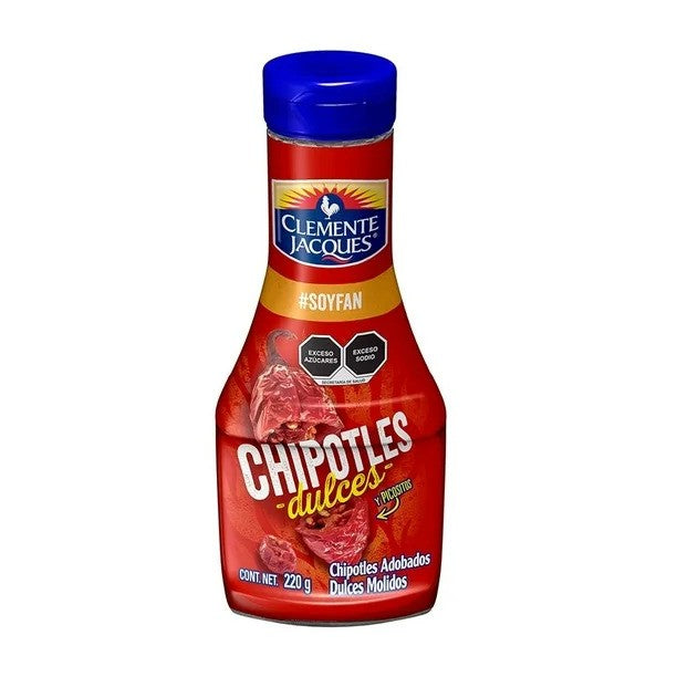 Chiles Clemente Jacques Chipotle Dulce Molido de 220g squeeze