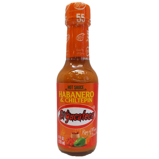 El Yucateco Salsa de habanero &amp; chiltepín de 120 ml