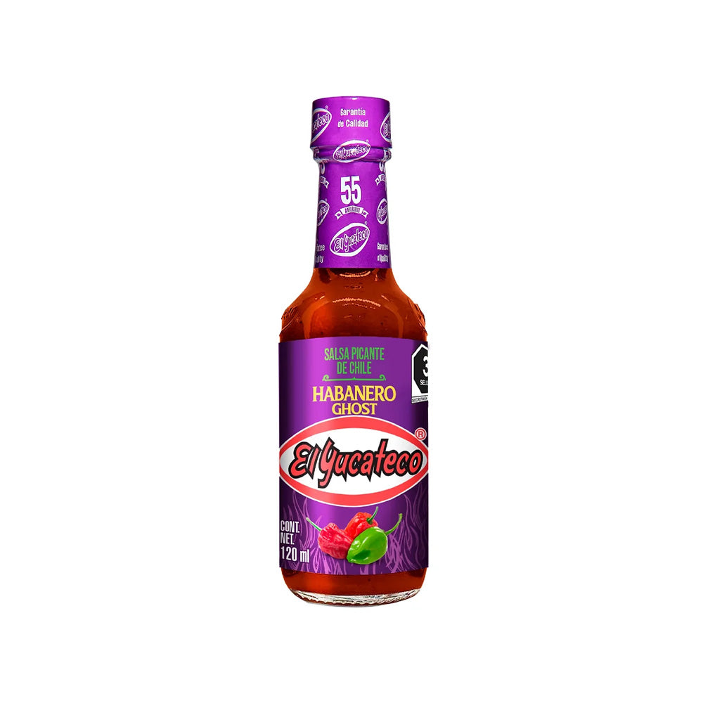El Yucateco Salsa de habanero & ghost de 120 ml
