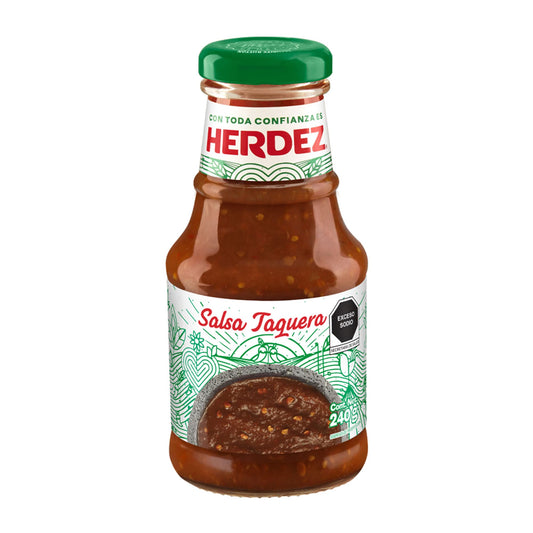 Herdez Salsa Taquera en vidrio de 240 g