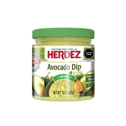 Herdez dip de aguacate de 425g