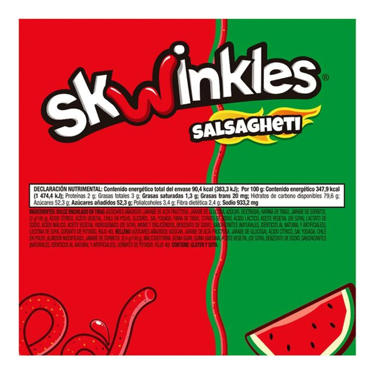 Skwinkles rellenos de sandía 26 gr