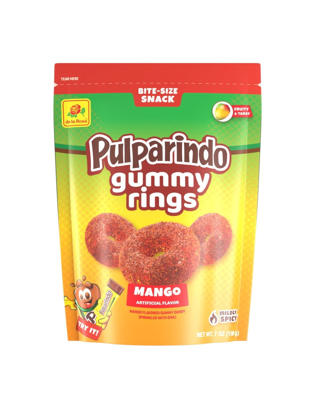 Pulparindo Gummy Rings Mango 70 g