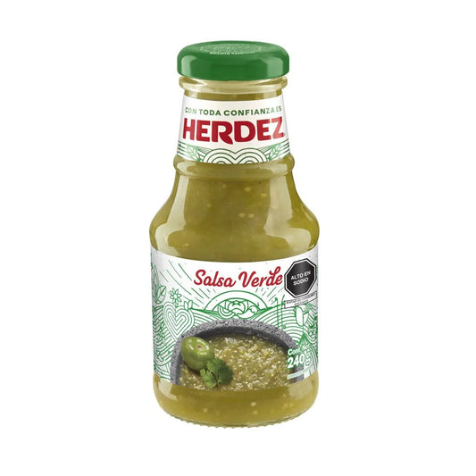 Herdez Salsa Verde en vidrio 240g