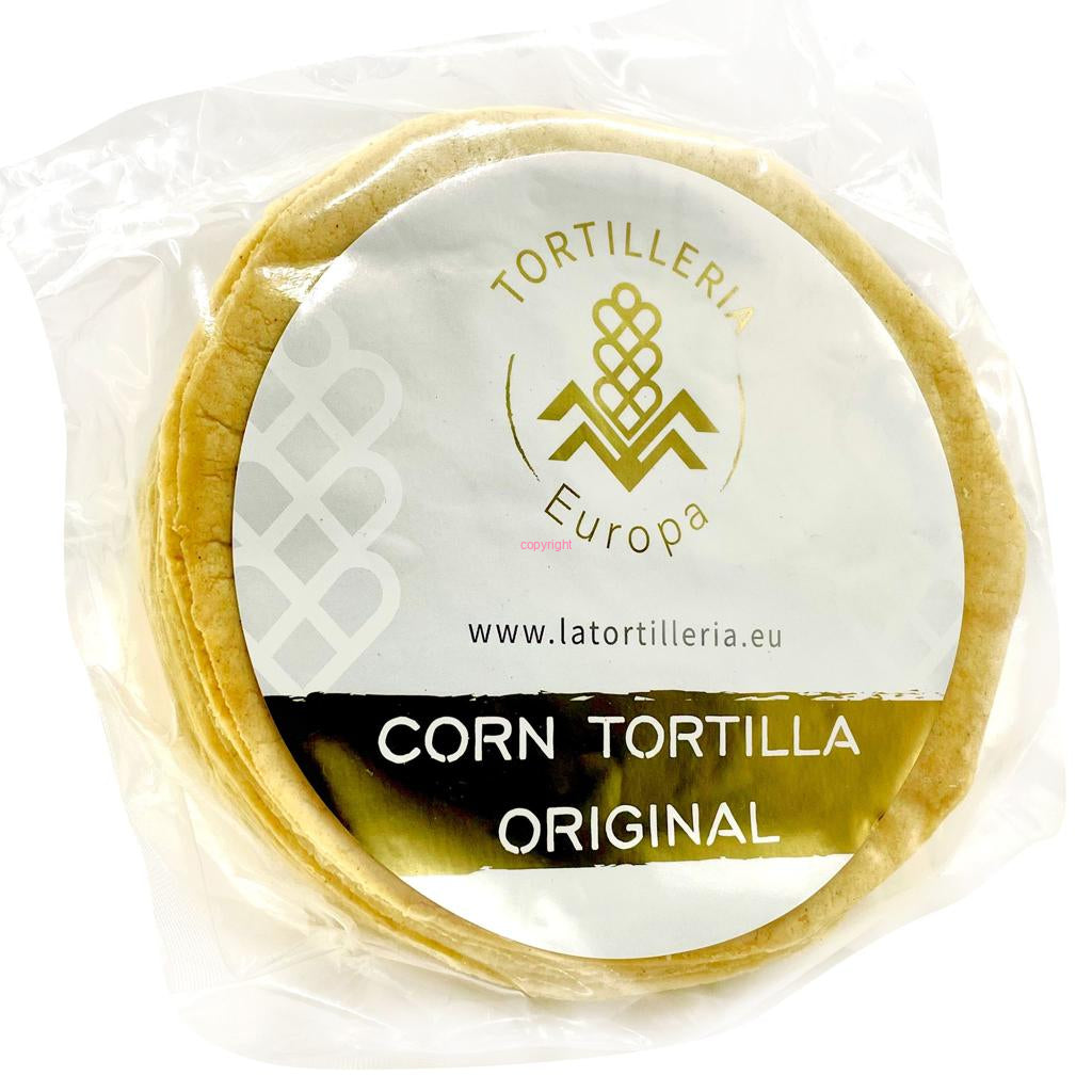 Tortilla de maíz  amarilla de Tortillería Europa de 280 g