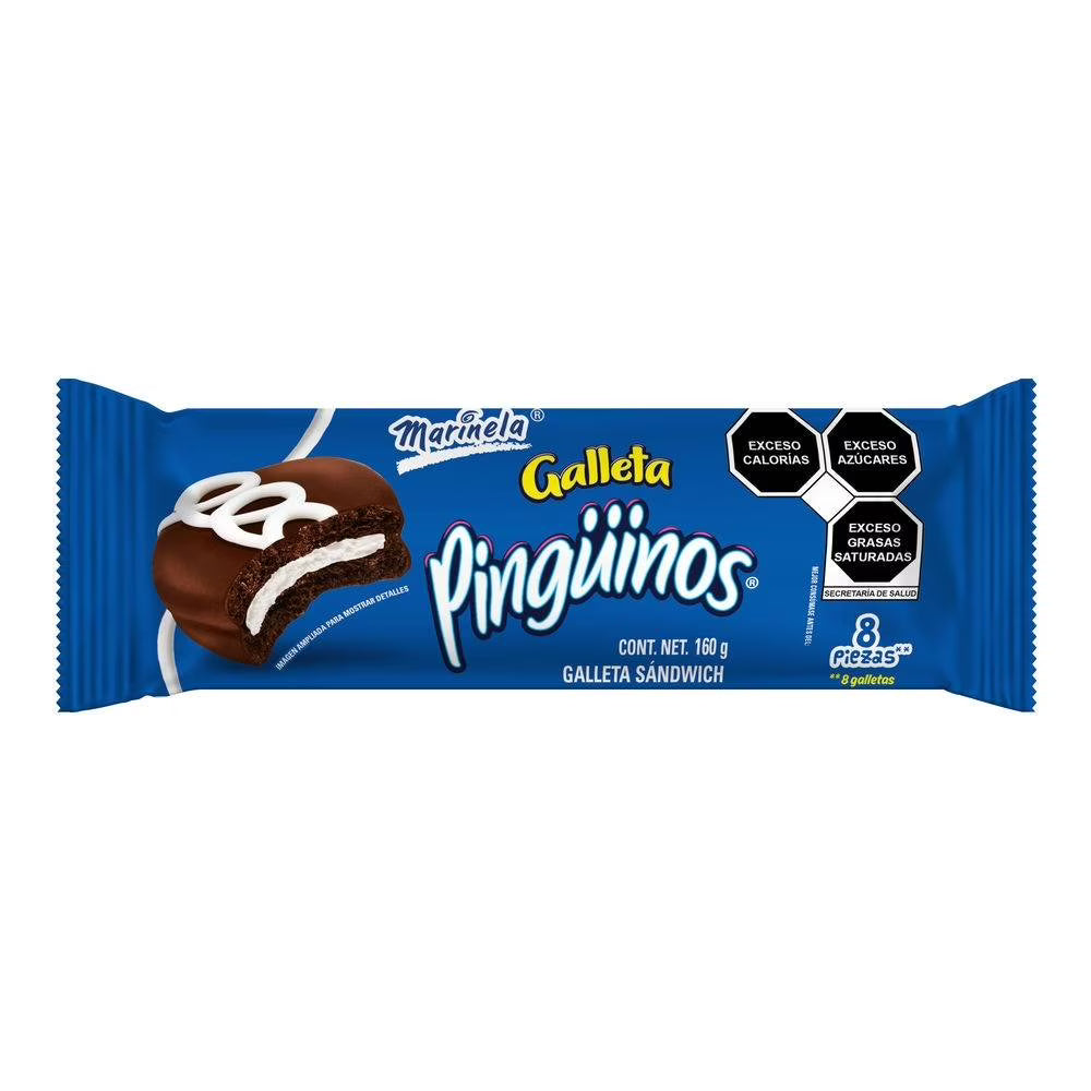 Galletas Pingüinos de Marinela de 160 g