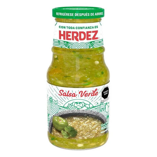 Herdez Green Sauce in glass 453g