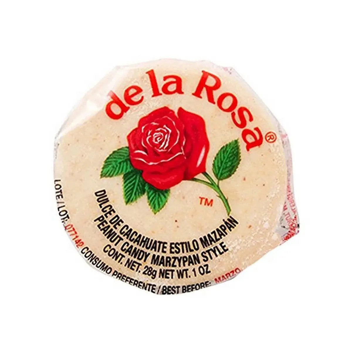 Caja de 12 Unidades de Mazapán de la Rosa (28g Cada Uno)