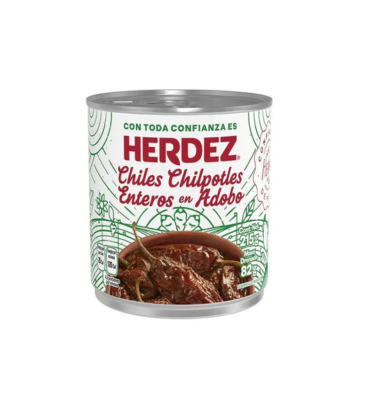 Herdez Chipotles enteros adobados de 189 g