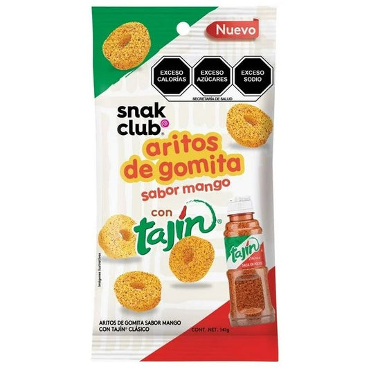 Tajín Snak Club aros de mango enchiladas de 57 g
