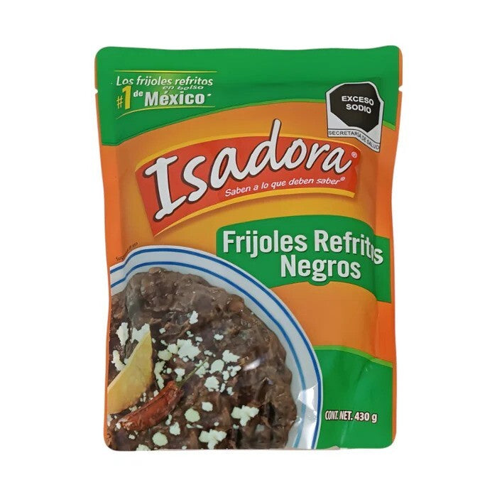 Frijoles negros refritos Isadora de 430 gr