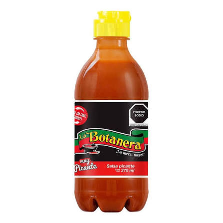 Salsa Botanera muy picante de 370 gr