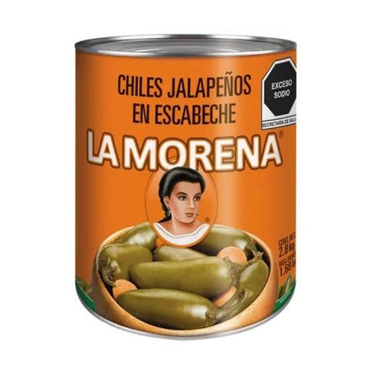 La Morena whole jalapeño 2.89 kg